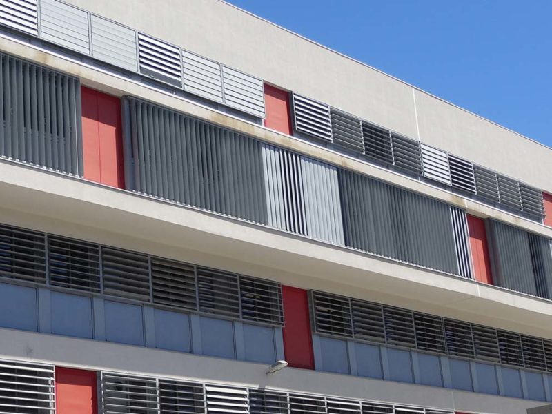 Brise-soleil en aluminium Helura par PAAL