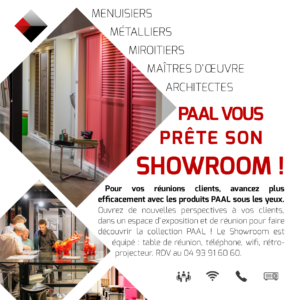 PAAL vous prête son showroom, sur RDV !